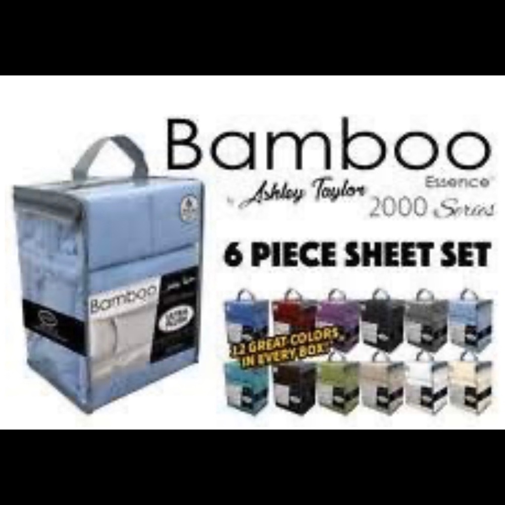Bamboo Ashley Taylor 6 piece sheet set